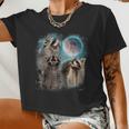 Howling Moon Raccoon Crop Top | Fun Unisex Tee for All Ages