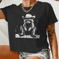 Raccoon Cowboy Crop Top | Western Style for Adults & Kids