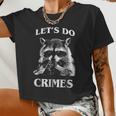 Raccoon Crop Top for Men & Women - Cute Animal Mischief Theme