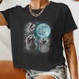 Raccoon Crop Top - Funny Howling Raccoons Design for Women