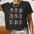 Raccoon Lover Crop Top - Women's Christmas Pajama Decor