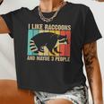 Raccoon Lover Unisex Crop Top - Cozy Style for Introverts
