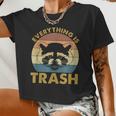 Raccoon Lovers Vintage Crop Top for Women | Everything Is Trash