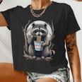 Raccoon Noodle Crop Top for Women & Men | Unisex Fun Design
