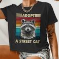 Raccoon Vintage Retro Racoon For Women Men Kid Women Crop Top