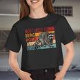 Adopt A Street Cat Shirt Street Cat Funny Raccoon Lovers Women Crop Top
