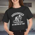 Cowboy Raccoon Women's Crop Top - Quirky Attitude, Casual Fun