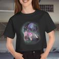 Ferret Crop Top - Women's Moon Magic Design | Casual & Fun Style