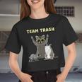 Garbage Gang Women's Crop Top - Team Trash Opossum & Raccoon
