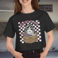 Possum & Racoon Crop Top - Women’s Small - Adopt A Cat Team Fun