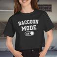 Raccoon Crop Top for Women | Trash Panda Animal Lover Outfit