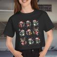 Raccoon Lover Crop Top - Women's Christmas Pajama Decor