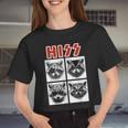 Raccoon Rock Band Crop Top – Unisex Music Concert Style