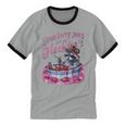 Raccoon Lover Unisex Cotton T-Shirt | Fun Graphic Ringer Tee