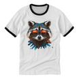 Cool Raccoon Unisex Cotton T-Shirt | Fun Outdoor Style