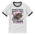 Cute Raccoon with Sunglasses Small Cotton Unisex T-Shirt