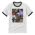 Feral Raccoon Meme Ringer T-Shirt – Fun Unisex Cotton Top