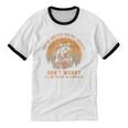 Raccoon Hiking Vintage Unisex Cotton T-Shirt | Outdoors Adventure Society