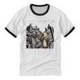 Raccoon & Opossum Party Ringer T-Shirt - Unisex Cotton Fun