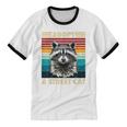 Raccoon Retro Unisex Ringer T-Shirt - Vintage Style for All