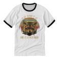 Racoon Trash Panda Kids' Cartoon Ringer Tee - Fun Unisex Style