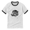 Save The Trash Pandas Raccoon Animal Lover Unisex Cotton Ringer T-Shirt