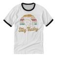 Stay Trashy Meme Ringer T-Shirt | Unisex Cotton - Fun & Unique