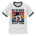 Vintage Autistic Raccoon Ringer T-Shirt - Celebrate Uniqueness