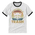 Vintage Raccoon Lovers Unisex Cotton Ringer T-Shirt | Nostalgic Appeal