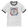 Watercolor Raccoon Unisex Cotton T-Shirt - Modern & Versatile Style