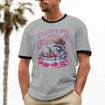 Raccoon Lover Unisex Cotton T-Shirt | Fun Graphic Ringer Tee