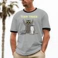 Team Trash Unisex Ringer T-Shirt - Opossum Raccoon Rat Animal Design