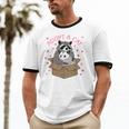 Adopt A Cat Team Trash Raccoon Opossum Unisex Ringer T-Shirt