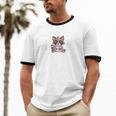 Raccoon Dad Ringer T-Shirt - Funny Father's Day Gift for Unisex