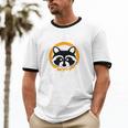 Raccoon Humor Unisex Ringer T-Shirt - Fun Cotton Tee