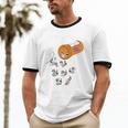 Raccoon Lover Cotton Ringer T-Shirt – Whimsical Unisex Happy Vibes