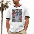 Raccoon Meme Unisex Ringer T-Shirt - Embrace Your Inner Trash Panda