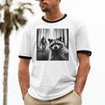Raccoon & Sasquatch Selfie Unisex Cotton T-Shirt - Funny Design