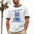 Raccoon Trash Panda Meme | Moody Foody Unisex Ringer Tee