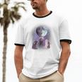 Rats Howling At The Moon Unisex Ringer T-Shirt | Fun Graphic Tee