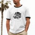 Save The Trash Pandas Raccoon Animal Lover Unisex Cotton Ringer T-Shirt