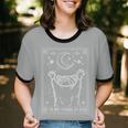 Raccoon Moon Ringer T-Shirt - Unisex Cotton Tee for Night Owls