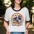 Adopt A Street Cat & Friends Ringer T-Shirt - Vintage Unisex Cotton