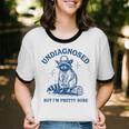 Cowboy Raccoon Meme Unisex Ringer T-Shirt – Funny Cotton Tee for Fans