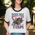 Cute Raccoon with Sunglasses Small Cotton Unisex T-Shirt