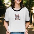 Raccoon Dad Ringer T-Shirt - Funny Father's Day Gift for Unisex