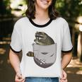 Raccoon Lover Ringer T-Shirt | Unisex Cotton Animal Design