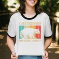 Raccoon Lover Unisex Cotton Ringer T-Shirt | Introvert's Delight