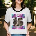 Raccoon Meme Unisex Ringer T-Shirt – Quirky Street Style