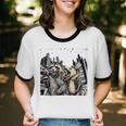 Raccoon & Opossum Party Ringer T-Shirt - Unisex Cotton Fun